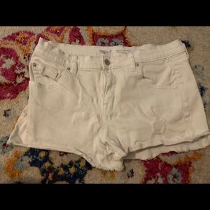 White shorts
